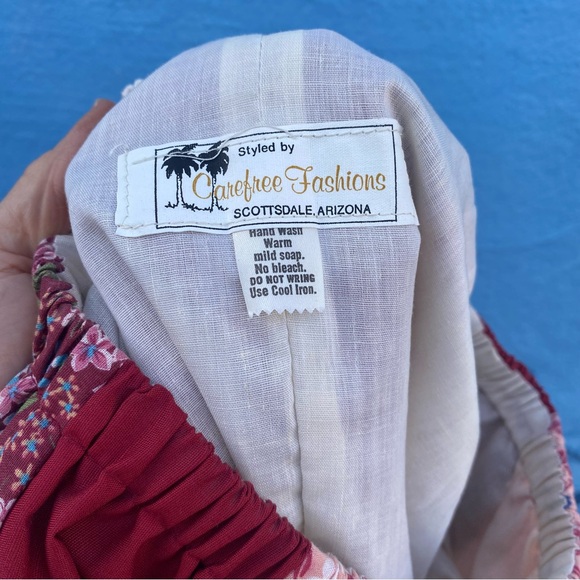 Vintage peasant gypsy Floral Patchwork Midi Skirt with sash floral and lace - Picture 4 of 15